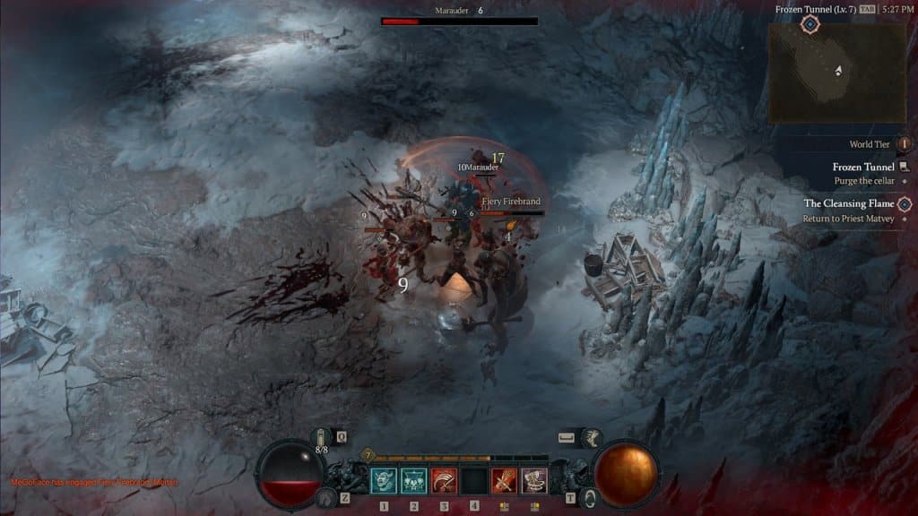 Diablo 4 Barbarian Whirlwind Screenshot