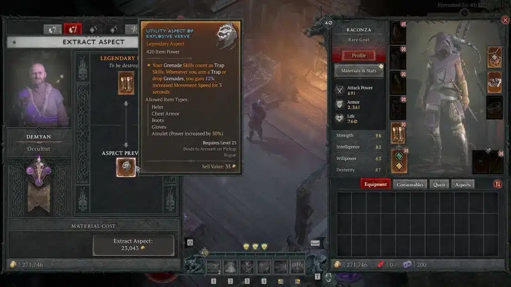 Item Crafting Diablo 4