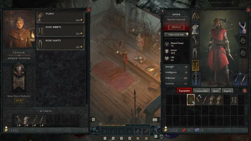 Selling Diablo 4