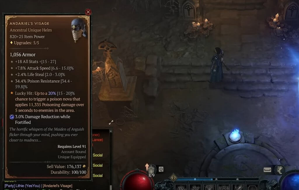 What Is Diablo 4 Andariel S Visage LFCarry Guides   Diablo 4 Andariels Visage Screenshot 1024x649 