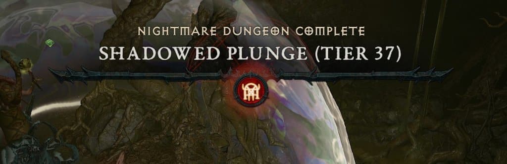 Diablo 4 Nightmare Dungeon Tier 37