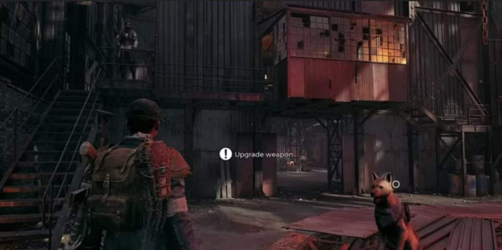 Screenshot of Ward 13 featuring the blacksmith Rigler and the weapon upgrade menu