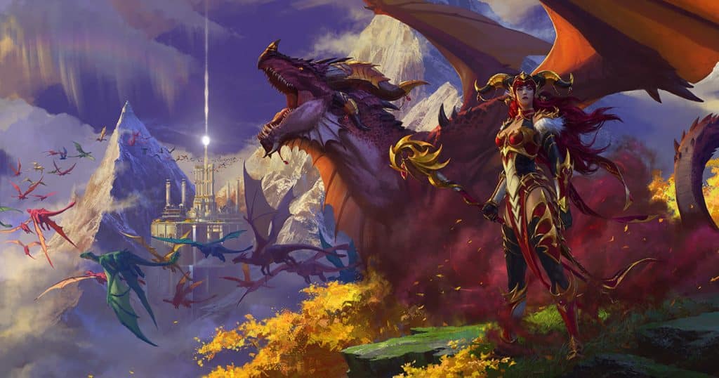 World of Warcraft Dragonflight expansion