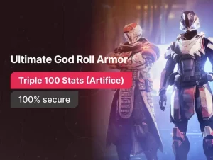 High Stats Artifice Armor - 3 X 100 Max Stats God Roll Armor