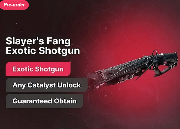 Slayer's Fang Exotic Shotgun Boost